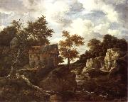 REMBRANDT Harmenszoon van Rijn, Rocky Landscape